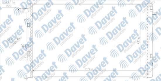 16-3572B Ek Su Radyatoru Brazing Renault Megane Iv 1.2 Tce - 1.3 Tce - 1.5 Dci Euro 6 2016- / Kangoo 1.5 Dci Euro 6 2018-